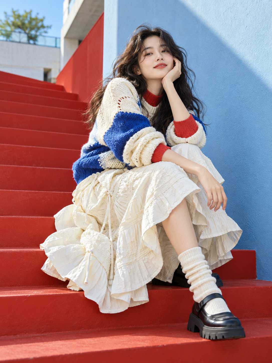 色彩鲜明的年轻女装风格影像
